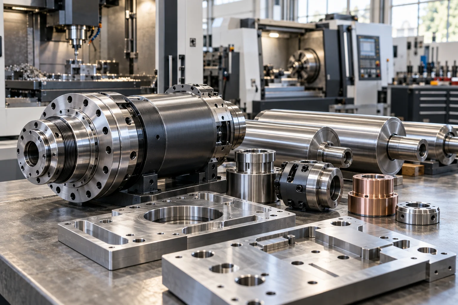 Talaşlı İmalat Makineleri alanına yönelik CNC torna ve freze üretim ortamı